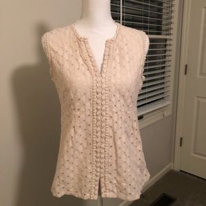 Banana Republic sleeveless shirt.